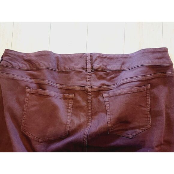 Torrid 26XT Tall Denim‎ Purple Jeans Stretch Boot Cut 3XT 3 Button Closure - Picture 5 of 8